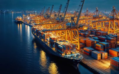 cargo-ship-night-busy-port